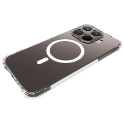 Магнитен TPU Калъф за Xiaomi 17T Pro с Протектор – Прозрачен