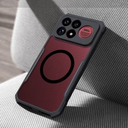 XUNDD за Xiaomi Poco F9 Ultra 5G Магнитен TPU + PC Калъф със Сгъваеми Панти и Скрийн Протектор – Черен