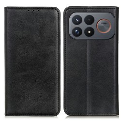 За Xiaomi Poco F9 Ultra 5G Кожен Flip Калъф Портфейл със Стойка и Скрийн Протектор – Черен/Червен/Кафяв/Син/Жълт