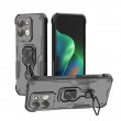 WANLONFENG за Xiaomi Redmi 17 5G / 4G PC + TPU Калъф със Стойка и Стъклен Скрийн Протектор