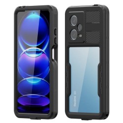 Xiaomi Redmi Note 12 Pro 5G REDPEPPER Водоустойчив / Удароустойчив Калъф + Скрийн Протектор – Черен, IP68