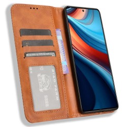 Xiaomi Poco X6 Neo 5G Magnetic Wallet Кожен Калъф и Протектор