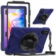 Удароустойчив калъф със задна част от PC + Лента през рамо за Xiaomi Redmi Pad 2 | 360° ротация | Протектор |5 цвята