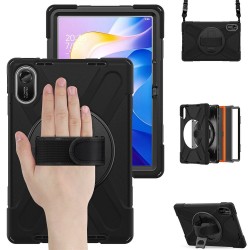 Удароустойчив калъф със задна част от PC + Лента през рамо за Xiaomi Redmi Pad 2 | 360° ротация | Протектор |5 цвята 