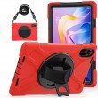 Удароустойчив калъф със задна част от PC + Лента през рамо за Xiaomi Redmi Pad 2 | 360° ротация | Протектор |5 цвята