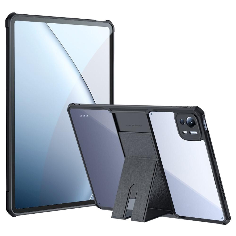 XUNDD калъф за Xiaomi Pad 7 Ultra – TPU+PC, подставка, Airbag, протектор, черен