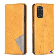 Xiaomi Redmi Note 12S 4G Rhombus Texture Magnetic Wallet Кожен Калъф и Протектор