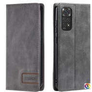 Xiaomi Redmi Note 12S 4G  TTUDRCH RFID Retro Texture Magnetic Кожен Калъф и Протектор