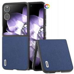 Xiaomi Mix Flip Удароустойчив ABEEL Litchi Texture Калъф и Протектор