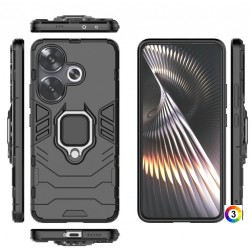 Xiaomi Poco F6 Удароустойчив Finger Ring Калъф и Протектор