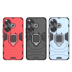 Xiaomi Poco F6 Удароустойчив Finger Ring Калъф и Протектор