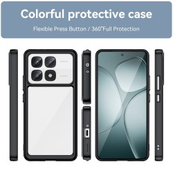 Xiaomi 14T Pro Colorful TPU Калъф и Протектор