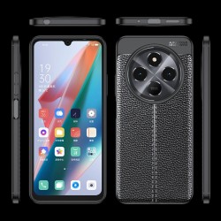 Xiaomi Redmi 14C 4G Удароустойчив Litchi Skin Калъф и Протектор
