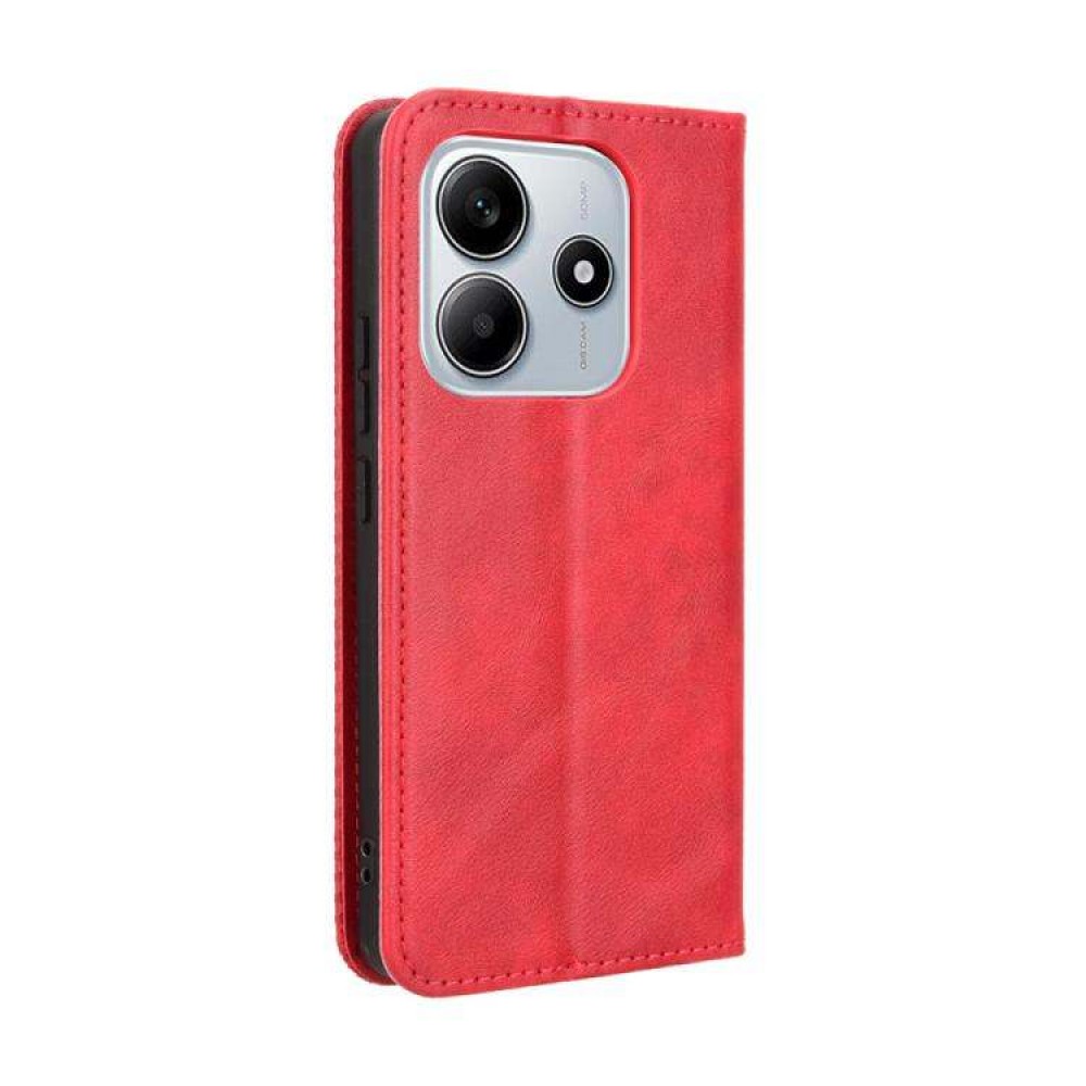 Xiaomi Redmi Note 14 4G Retro Texture Wallet Калъф и Протектор