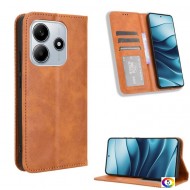 Xiaomi Redmi Note 14 4G Retro Texture Wallet Калъф и Протектор