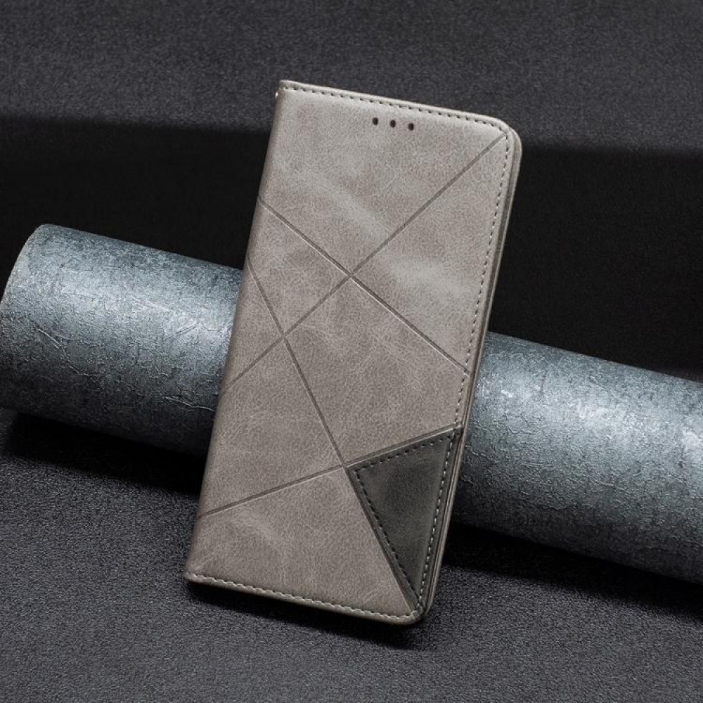 Xiaomi Redmi Note 14 4G Rhombus Texture Magnetic Wallet Кожен Калъф и Протектор