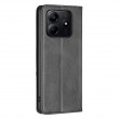 Xiaomi Redmi Note 14 4G Rhombus Texture Magnetic Wallet Кожен Калъф и Протектор
