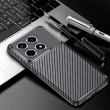 Xiaomi 14T Pro  Удароустойчив Carbon Fiber Калъф и Протектор
