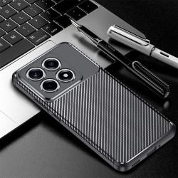 Xiaomi 14T Pro  Удароустойчив Carbon Fiber Калъф и Протектор
