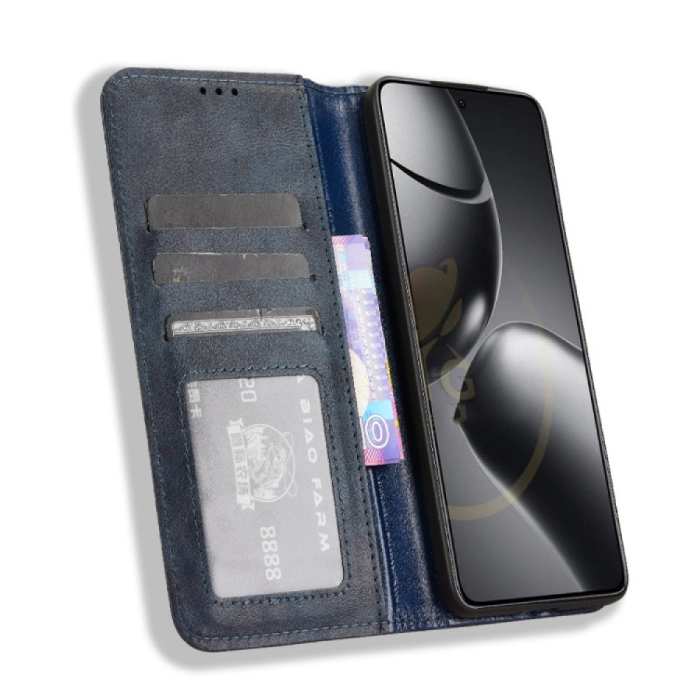 Xiaomi 14T Pro Retro-skin Magnetic Кожен Калъф и Протектор