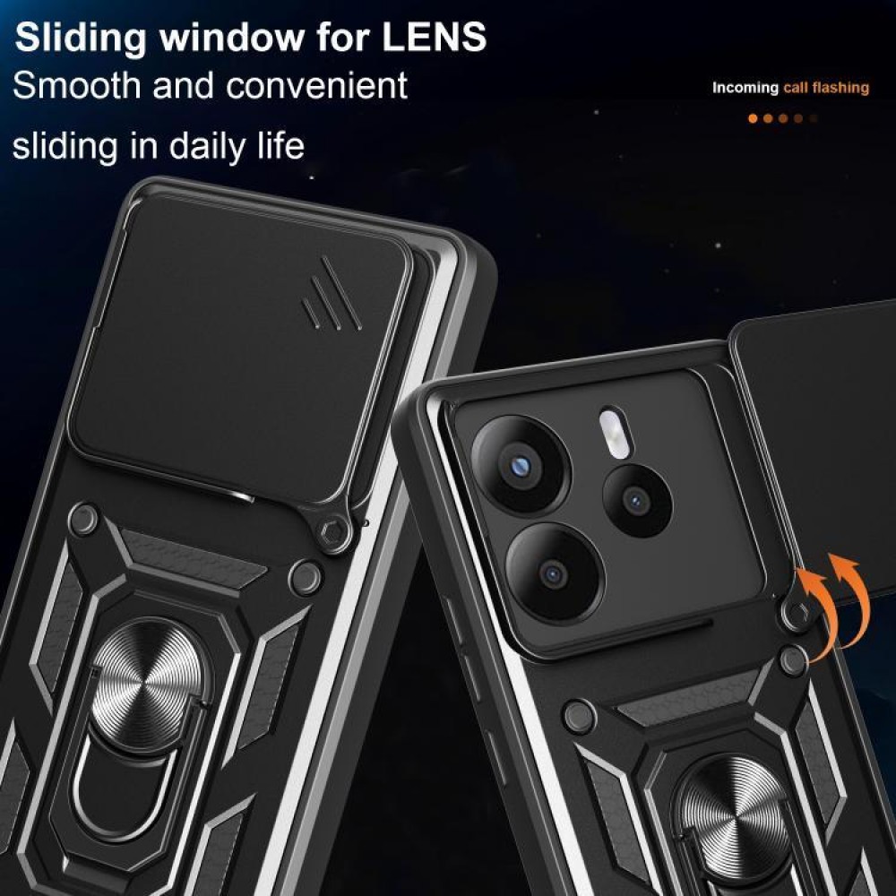 Xiaomi Redmi Note 14 5G  Удароустойчив Ring Holder/ TPU+PC  Калъф и Протектор