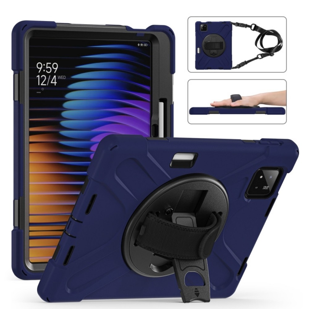 Xiaomi Pad 7 / 7 Pro Silicone Hybrid PC Tablet Case /Shoulder Strap Удароустойчив Калъф и Протектор