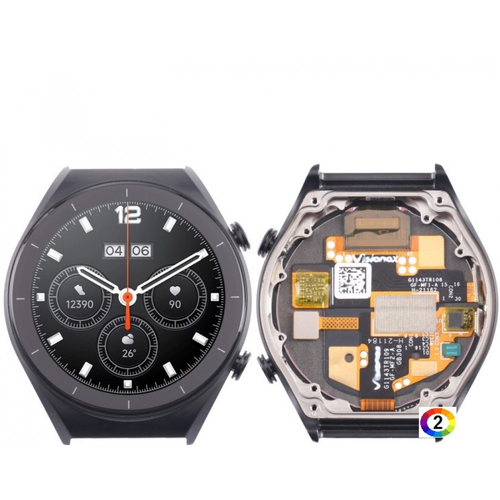 LCD Дисплей и Тъч Скрийн с Рамка за Xiaomi Watch S1