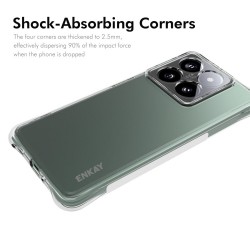 Xiaomi 14T Pro 5G Удароустойчив ENKAY Силиконов Калъф и Протектор