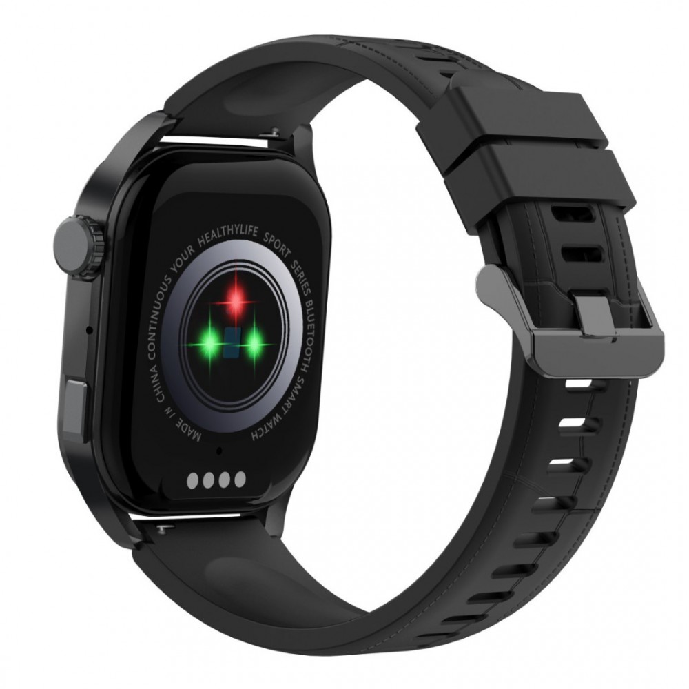 Xmart AM1128B, AMOLED, IP67, Черен  Смарт часовник