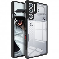 IMAK UX-9A Калъф с протектор за ZTE nubia Red Magic 9 Pro / 9 Pro+ 5G – прозрачен TPU Shockproof кейс със защитни airbag ъгли