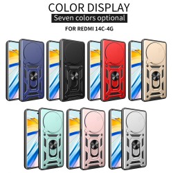 Xiaomi Redmi 14C 4G Удароустойчив Ring Holder Калъф и Протектор