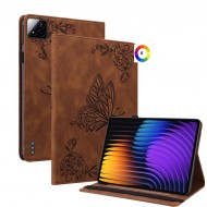 Xiaomi Pad 7 / Pad 7 Pro Butterfly Flower Кожен Калъф и Протектор