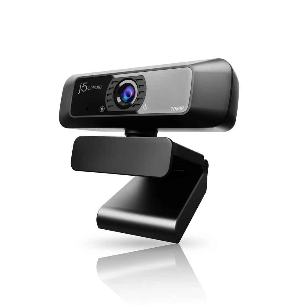 j5create JVCU100 Full HD 1080p Уеб Камера с Микрофон, 80° Широк Ъгъл и 360° Завъртане – J5-JVCU100