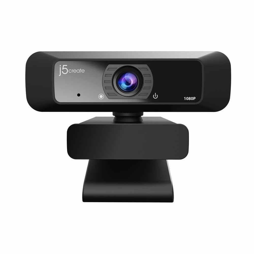 j5create JVCU100 Full HD 1080p Уеб Камера с Микрофон, 80° Широк Ъгъл и 360° Завъртане – J5-JVCU100