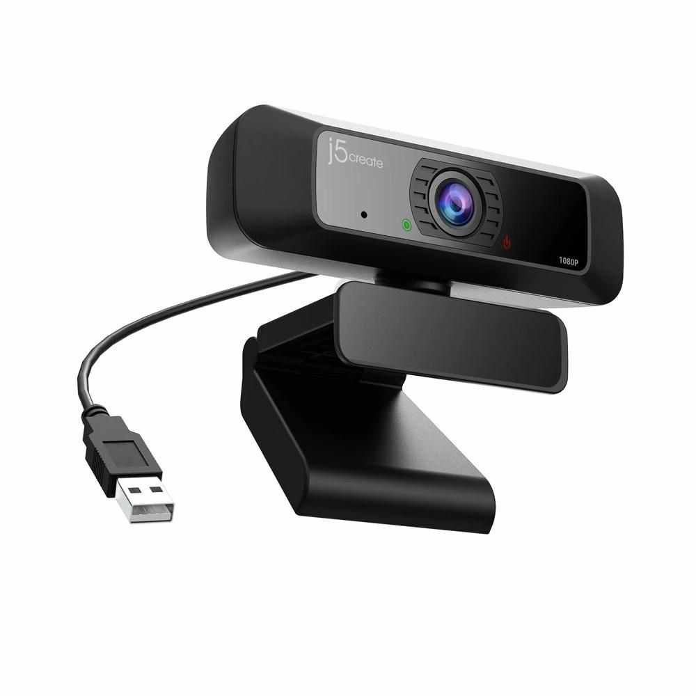 j5create JVCU100 Full HD 1080p Уеб Камера с Микрофон, 80° Широк Ъгъл и 360° Завъртане – J5-JVCU100