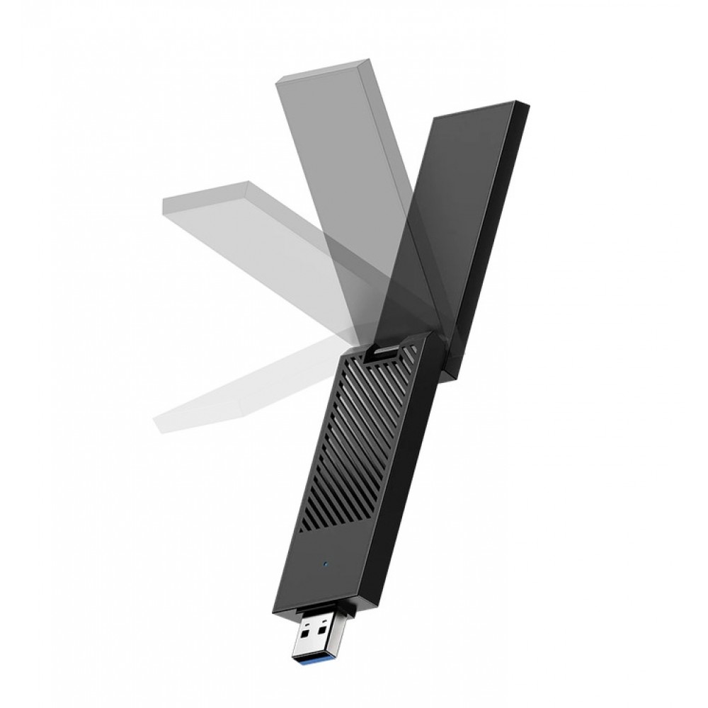 Cudy WU5400 Tri-Band Wi-Fi 6E AX5400 USB 3.0 Адаптер с 2x2 MIMO – WU5400