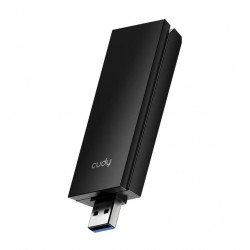 Cudy WU5400 Tri-Band Wi-Fi 6E AX5400 USB 3.0 Адаптер с 2x2 MIMO – WU5400