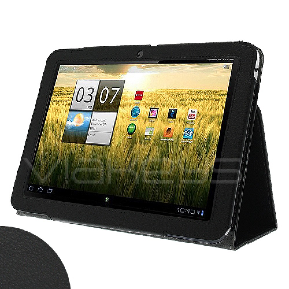 Acer Iconia Tab A200 Кожен Калъф Черен