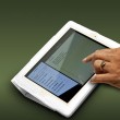 Apple iPad 2 Кожен Калъф Бял + Протектор