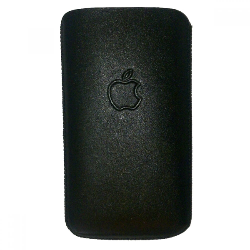 Apple iPhone 4 Кожен Калъф + Протектор