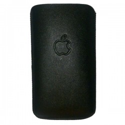 Apple iPhone 4 Кожен Калъф + Протектор