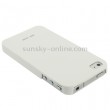 Apple iPhone 4/4S SGP Твърд Капак Бял + Протектор
