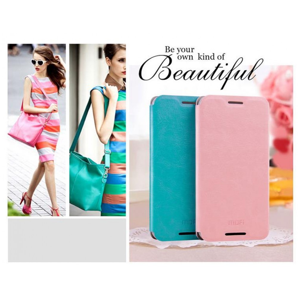 HTC Desire 601 Zara Mofi Wallet Кожен Калъф + Протектор
