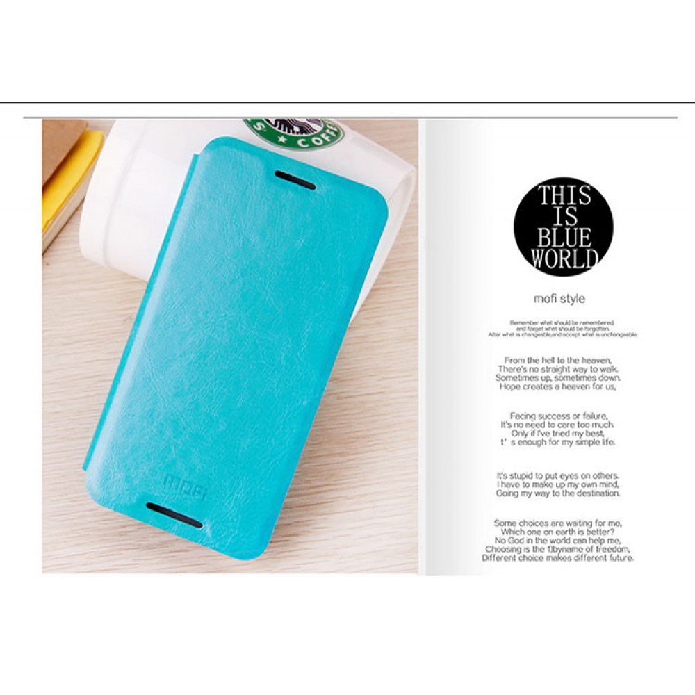 HTC Desire 601 Zara Mofi Wallet Кожен Калъф + Протектор