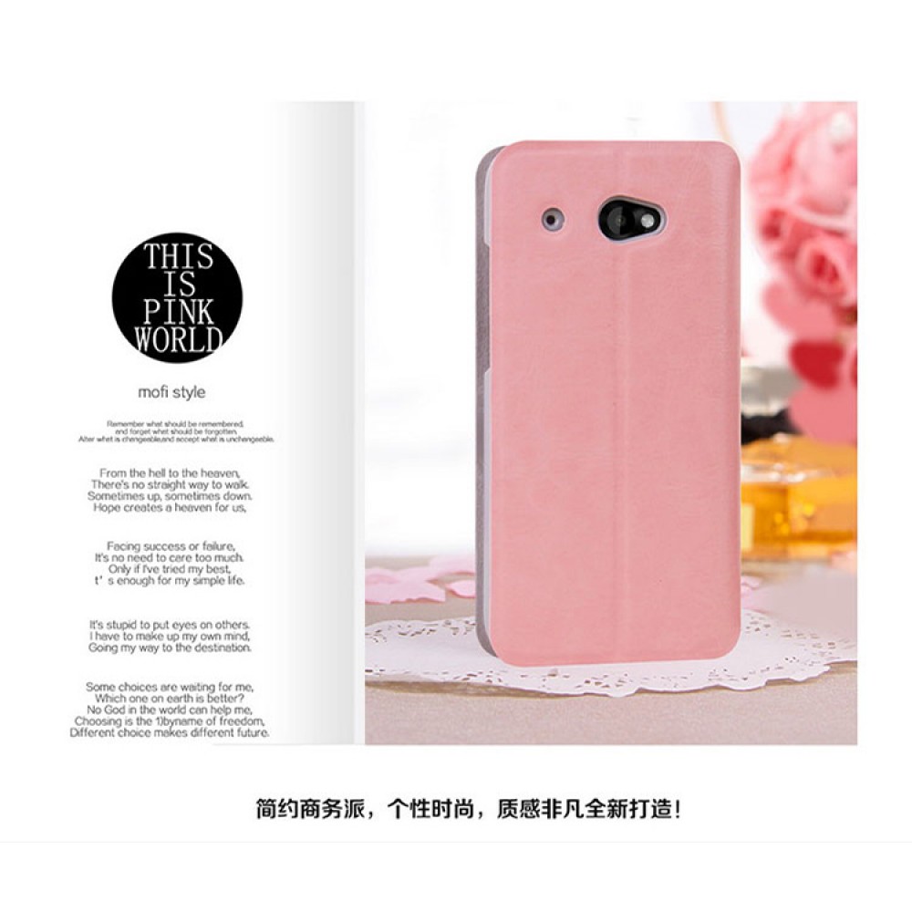 HTC Desire 601 Zara Mofi Wallet Кожен Калъф + Протектор