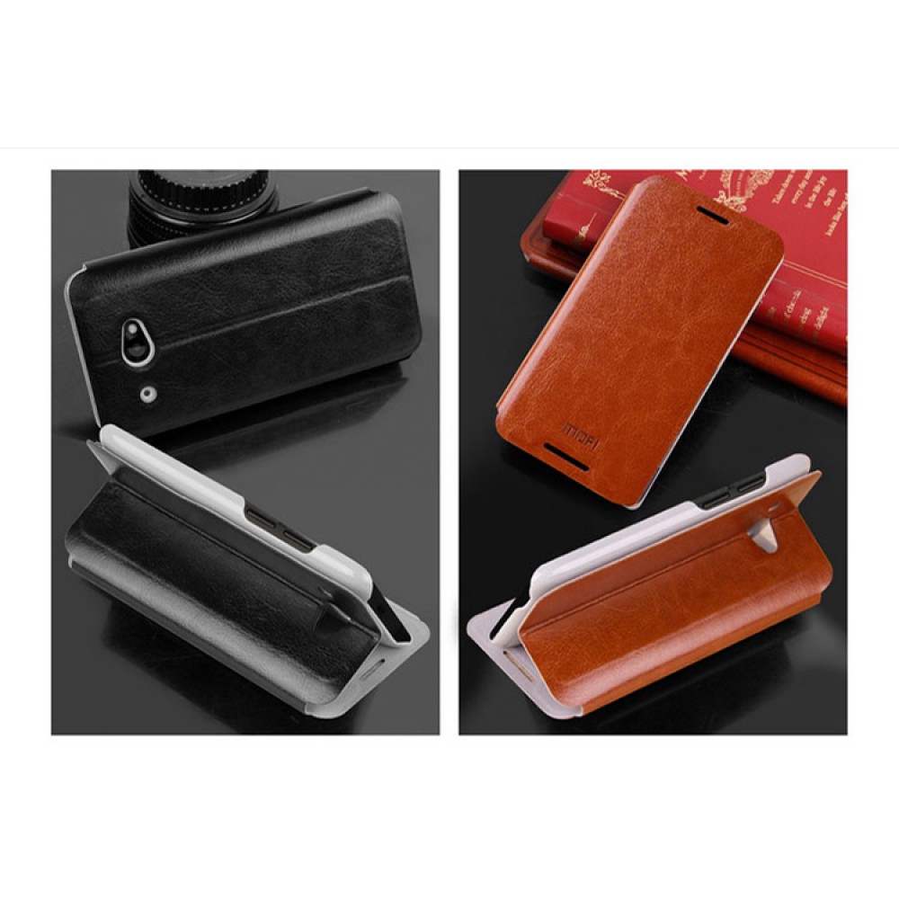 HTC Desire 601 Zara Mofi Wallet Кожен Калъф + Протектор