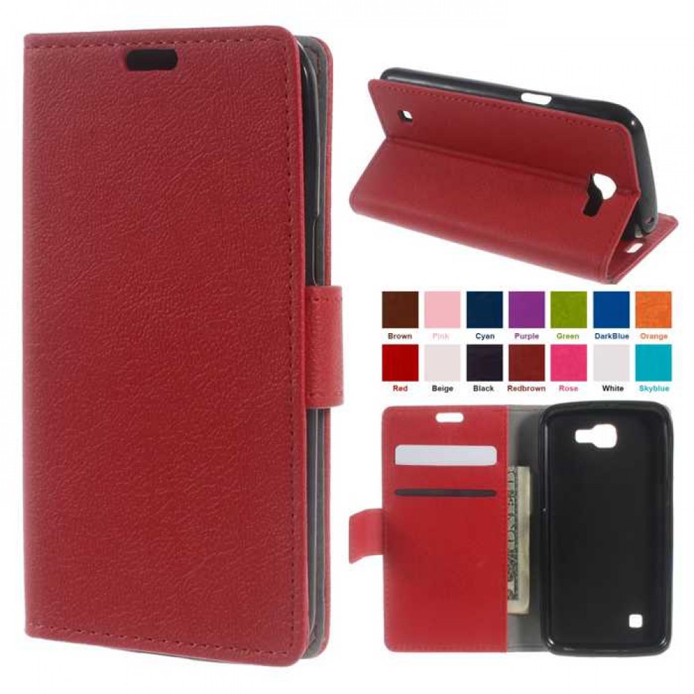 LG K4 Magnetic Wallet Кожен калтф и Протектор