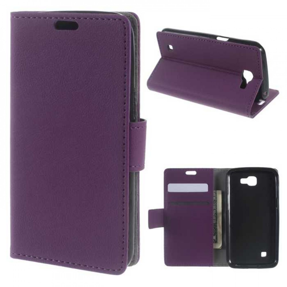 LG K4 Magnetic Wallet Кожен калтф и Протектор