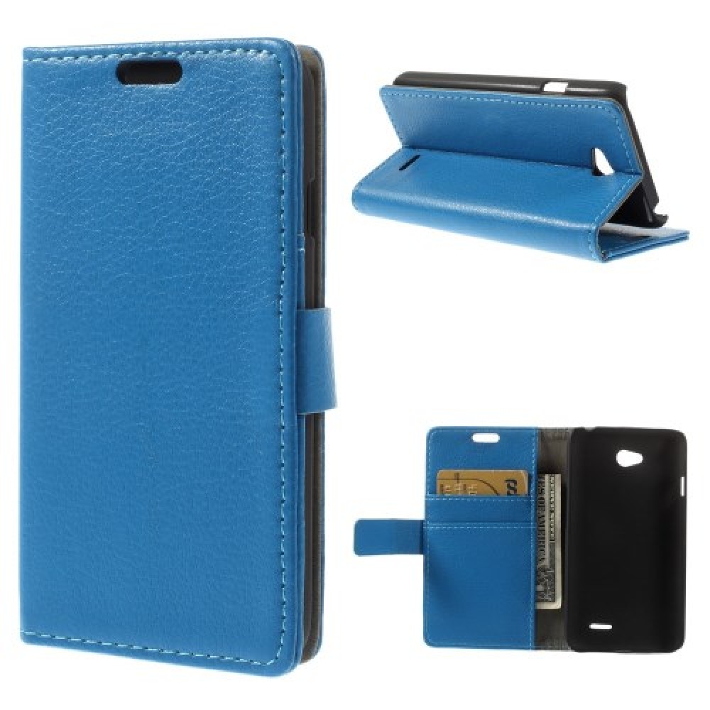 LG L65 magnetic Wallet Кожен Калъф + Протектор