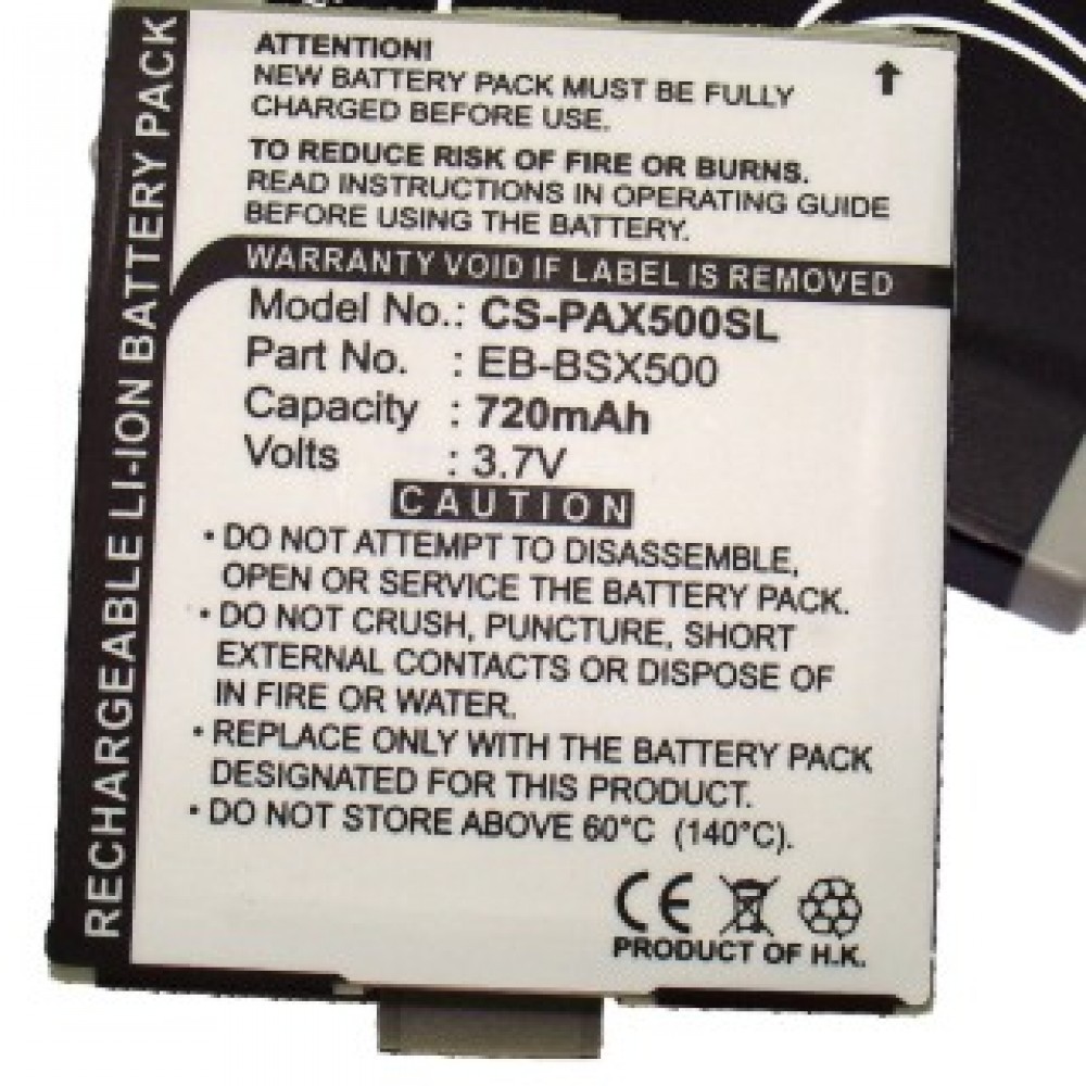 Panasonic CS-PAX500SL Батерия за Panasonic X100